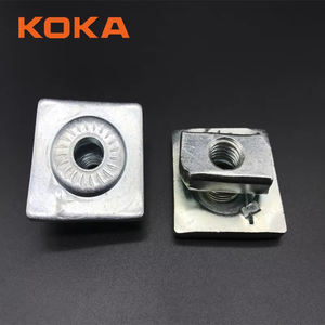 Écrou <span class=keywords><strong>de</strong></span> canal Unistrut galvanisé à chaud, prix d'usine, zincé, K1062, rondelle rapide - Product Image 3