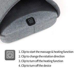 Shiatsu massaggiatore elettrico per piedi e gambe con calore lenitivo e vibrazione - Product Image 4