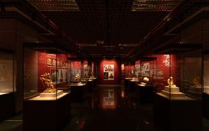 Exhibición de museo moderno Diseño de muebles Escaparate de joyería de madera Gabinete de vidrio de exhibición antiguo personalizado con luces Led - Product Image 5