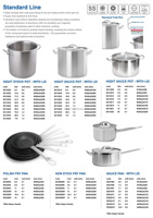 Marmite à soupe en acier inoxydable de qualité commerciale NSF, pour usage en restaurant, avec couvercle, compatible lave-vaisselle et four, compatible gaz et induction, multicouche