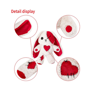 Peluche personnalisée lapin mignon, jouet en peluche, poupées voodoo, vente en gros, broderie douce, détail mini, poupée voodoo mignonne de dessin animé - Product Image 3