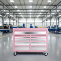 Armoire à outils mobile en acier avec tiroirs utilitaires, couleur personnalisable, pour atelier et garage