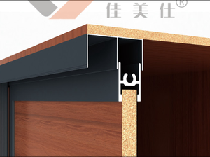 Sản Xuất Đơn Treo Đường Sắt Nhôm Hồ Sơ Cho Ép Đùn Nhôm Rèm - Product Image 2