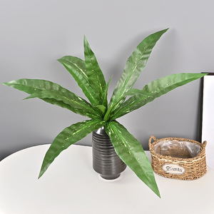 Planta <span class=keywords><strong>Artificial</strong></span> em Vaso com Ninho de Pássaros e Samambaia Simulada para Micro-Paisagens Exteriores e Decoração de Casamentos - Folhagem Realista - Product Image 3