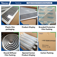 Grille et diffuseur d'air pour climatisation Ventech, diffuseur linéaire à fentes pour HVAC