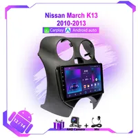 Radio Mobil untuk Nissan March K13 2012-2016 Android Auto CarPlay GPS Navi Head Unit BT WIFI Multimedia Video Player DSP Stereo Aux