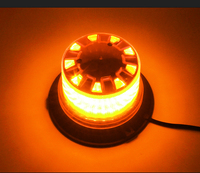 Neue 12V/24V LED Rotierende Notfall-Warnleuchten Blinkende Signal-Dachleuchte für Krankenwagen und LKW Magnetmontierte Warnleuchte