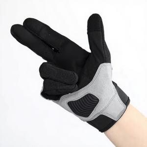 Wholesale good Leather Anti <b>Slip</b> White Golf Gloves Customized Logo Soft Material <b>Full</b> Fitting Golf Gloves cabretta leather - Product Image 3