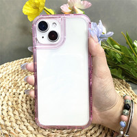 Triple couche couleur PC antichoc TPU couverture souple Protection de l'appareil photo étui de téléphone portable pour Tecno Camon 40 Pro Spark 30