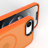 Coque de téléphone pour iPhone 16E, antichoc, 2 en 1, TPU PC, pare-chocs, chargeur sans fil, toucher lisse