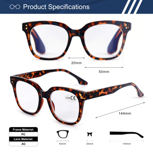 <span class=keywords><strong>Gafas</strong></span> de Lectura Directas de Fábrica, Montura Grande de PC a la Moda, Lentes HD AC, <span class=keywords><strong>Gafas</strong></span> <span class=keywords><strong>Presbicia</strong></span> para Mujer - Product Image 2