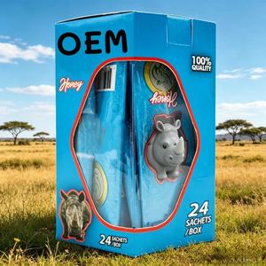 Vente en gros de miel naturel VIP de haute qualité, emballage bleu, adapté aux boîtes de luxe de miel aux herbes pour le bien-être. - Product Image 1