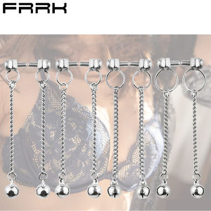 하이 퀄리티 304 스테인레스 스틸 젖꼭지 클램프 여성용 SM 섹스 토이 유방 자극 - Product Image 2