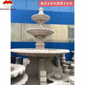 대형 야외 분수 천연석 대리석 정원 장식 연마 마감 컷-투-사이즈 - Product Image 4