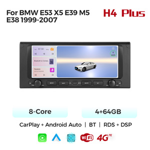 MEKEDE H2 H4 H6 Pantalla de Audio para Auto, Reproductor Multimedia con Carplay, Navegación DVD, 10.26 Pulgadas para <span class=keywords><strong>BMW</strong></span> E53 X5 E39 <span class=keywords><strong>M5</strong></span> <span class=keywords><strong>E38</strong></span> 1999-2007 - Product Image 1