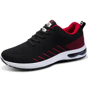 Mens Air Cushion lace up Walking Shoes Mesh Athletic Running Shoes Casual Sport Gym Fashion Sneakers for men