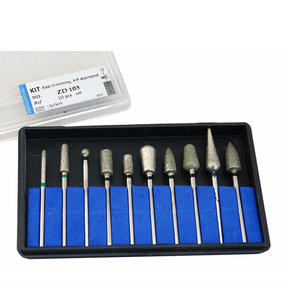 Fraises diamantées dentaires Coupe rapide Fraise de meulage HP Tige pour bijoux en plastique Pierres - Product Image 1