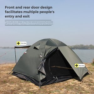 <span class=keywords><strong>Tente</strong></span> de camping portable ultralégère en nylon 40D à une chambre - Product Image 6