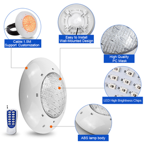 Lumière <span class=keywords><strong>LED</strong></span> de <span class=keywords><strong>piscine</strong></span> de haute qualité 12V, montage en surface, <span class=keywords><strong>hors</strong></span> <span class=keywords><strong>sol</strong></span>, étanche IP68, <span class=keywords><strong>lampe</strong></span> <span class=keywords><strong>LED</strong></span> RGB subaquatique pour <span class=keywords><strong>piscine</strong></span> - Product Image 3