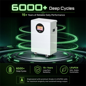 Batteries lithium-ion CERRNSS en stock UE – Meilleures batteries solaires LiFePO4 51,2 V 200 Ah 5 kWh 10 kWh 16 kWh pour stockage d'énergie domestique - Product Image 3