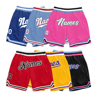 Junda Offre Spéciale haute qualité basket-ball hommes vêtements cousus rétro pantalon haut de gamme maille personnalisé séchage rapide basket-ball Shorts