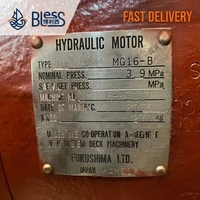 Moteur hydraulique MG16-B 1600 cc/rev 8000-10000 N.m pour treuil de grue navale Série MG16-A/MG16-B/MG19 Pièces de rechange Fukushima