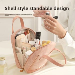 Bolsa de Aseo Portátil de Nuevo Diseño, Bolsa Organizadora de Maquillaje Multicapa con Cremallera, Bolsa de Cosméticos de Viaje Impermeable - Product Image 4