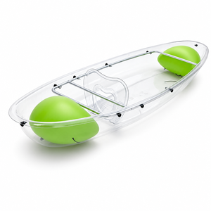 Kayak Trasparente Monoposto in Policarbonato Cristallino per Lago, Oceano, Tour, Fotografia, Noleggio e Attività Commerciali - Product Image 1