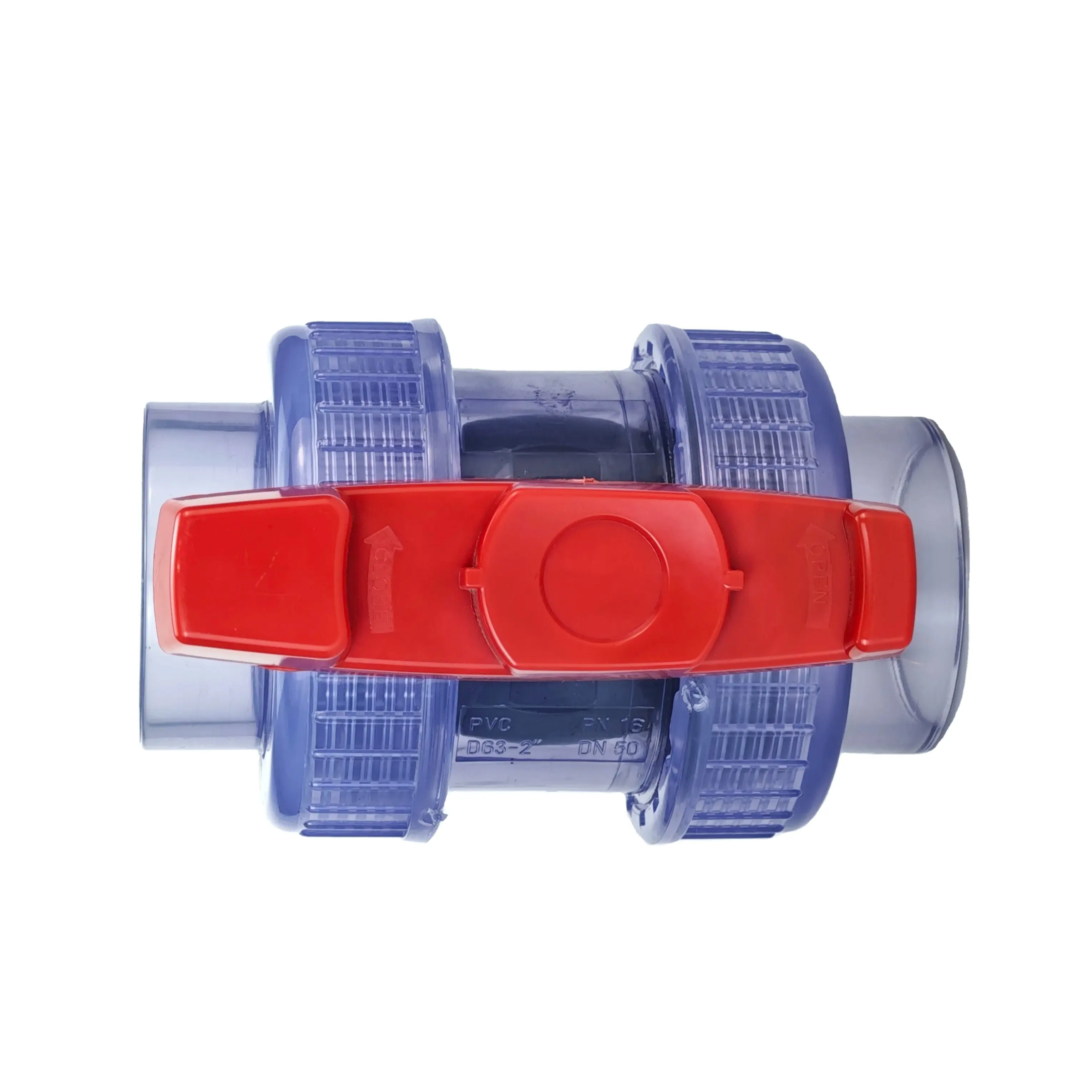 하이 퀄리티 플라스틱 유니온 볼 밸브 OEM 맞춤형 지원 소켓 유형 PVC 더블 트루 유니온 볼 밸브