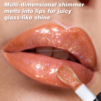 Gloss à lèvres végétalien longue tenue, brillant, transparent, hydratant, label privé, non transférable, holographique