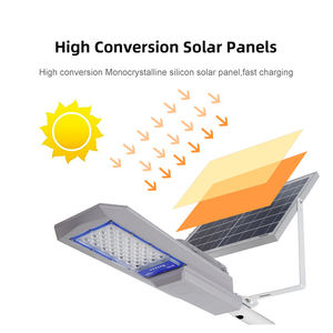 Nuevo producto Control de luz inteligente Ip65 Exterior Impermeable Split 100 200 300W Led Luz de calle <span class=keywords><strong>solar</strong></span> - Product Image 5