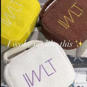 Plush fiber Cosmetic <b>Bag</b> Fashionable Portable Makeup <b>Storage</b> <b>Zipper</b> <b>Bags</b> for Cosmetics <b>Storage</b> Travel Outdoor Sports Women Men - Product Image 2