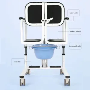 Kursi Pasien dengan Pengangkat untuk Memindahkan Kursi Roda dengan Kursi <span class=keywords><strong>Transfer</strong></span> 180° untuk Memindahkan Pasien dengan Berat 150kg - Product Image 3