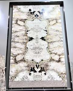 Dalle de quartzite Brésil Patagonie assortie et rétroéclairée pour pierre de marbre de mur de villa - Product Image 5