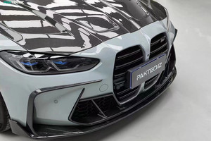 ชุดแต่งสไตล์ใหม่สำหรับ BMW M3 M4 พร้อมลิ้นหน้า สเกิร์ตข้าง ดิฟฟิวเซอร์ สปอยเลอร์ ฝากระโปรง - Product Image 5