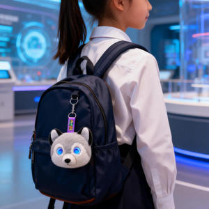 Sınır Ötesi Diyalog Yapay Zeka Duygusal Arkadaş Robot Köpek Husky Kısa Peluş Oyuncak PP Pamuk Dolgulu Trend Unisex Gençlik Bebek - Product Image 3