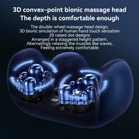 Masseur de pieds et jambes complet avec thérapie thermique, pétrissage profond et compression par airbag, housse en tissu lavable pour soulager la fatigue musculaire
