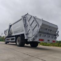 Camion compacteur à ordures à chargement arrière de grande taille, état neuf, 2025, transmission manuelle, diesel, automatique, recyclage, transport de déchets
