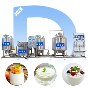 Linha de produção industrial de queijo iogurte para pasteurização de leite em pequena escala, máquinas de processamento de laticínios