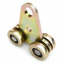 Rouleau de porte coulissante en acier W65, roue de guidage longitudinale, chariot, rouleau de porte de garage, poulie, guide industriel pour garage