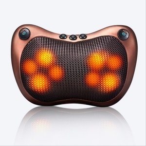 Intelligent U-shaped Heating Massage Pillow Kneading Massager for Cervical Spine Shoulder <b>Back</b>-Plug-in Electric <b>Protector</b> - Product Image 5
