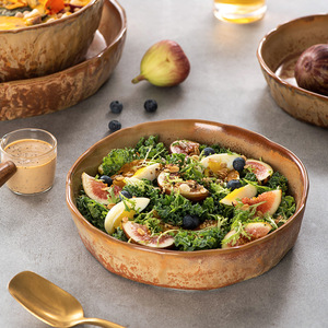 Horeca Retro Maillard Vaisselle pour Hôtels et Restaurants Assiettes assorties pour soupe salade <span class=keywords><strong>risotto</strong></span> avec Assistte Ramen Design - Product Image 4