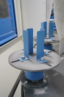 Sableuse automatique multi-plateaux tournants batch système de sablage rotatif