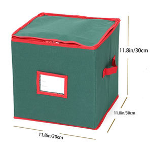 Factory Wholesale Christmas Ball <b>Storage</b> <b>Box</b> Oxford Christmas Ornament <b>Storage</b> Bins - Product Image 6