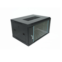 Armoire de serveur réseau 19'' en acier laminé à froid SPCC 6U sur mesure, norme internationale, moule privé, directement de l'usine source