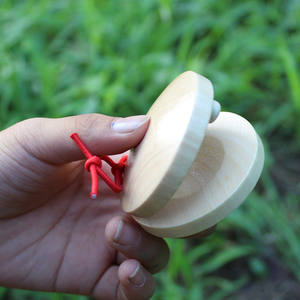 Castanholas de Madeira Instrumento de Percussão Infantil Orff Brinquedos para Jardim de Infância Castanholas de Madeira Tabuleiro de Dança Redondo - Product Image 6