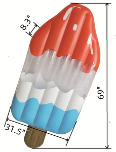 2025 thiết kế mới Inflatable Popsicle hồ bơi <span class=keywords><strong>Float</strong></span> với glitters bên trong - Product Image 5
