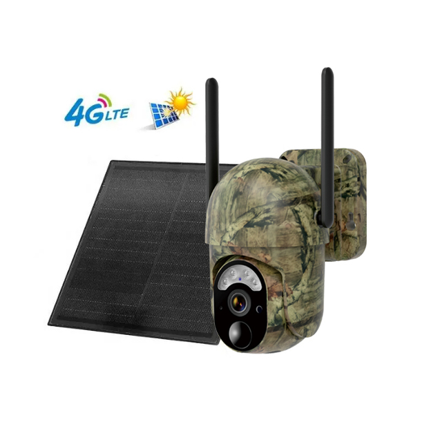 Hot Selling 4MP 4G Solar GPS PIR Motion Detection Full Color Night Vision Infrared Forest Camera IP66 Hunting Trail Camera