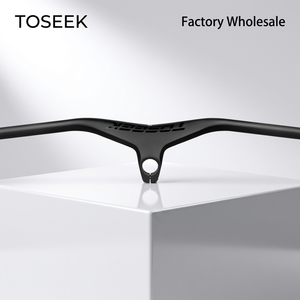 Guidon <span class=keywords><strong>VTT</strong></span> Intégré en Carbone TOSEEK, Vente en Gros Usine, Diamètre de Fixation de Potence 28,6 MM pour Vélos Tout-Terrain, Pièces de Vélo Durables OEM - Product Image 1