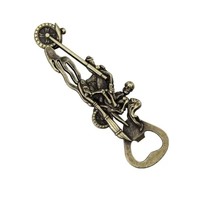 Ouvre-bouteille de bière en forme de squelette en métal créatif Halloween Craft Gift Party Bar Accessories Tools Kitchen Tools